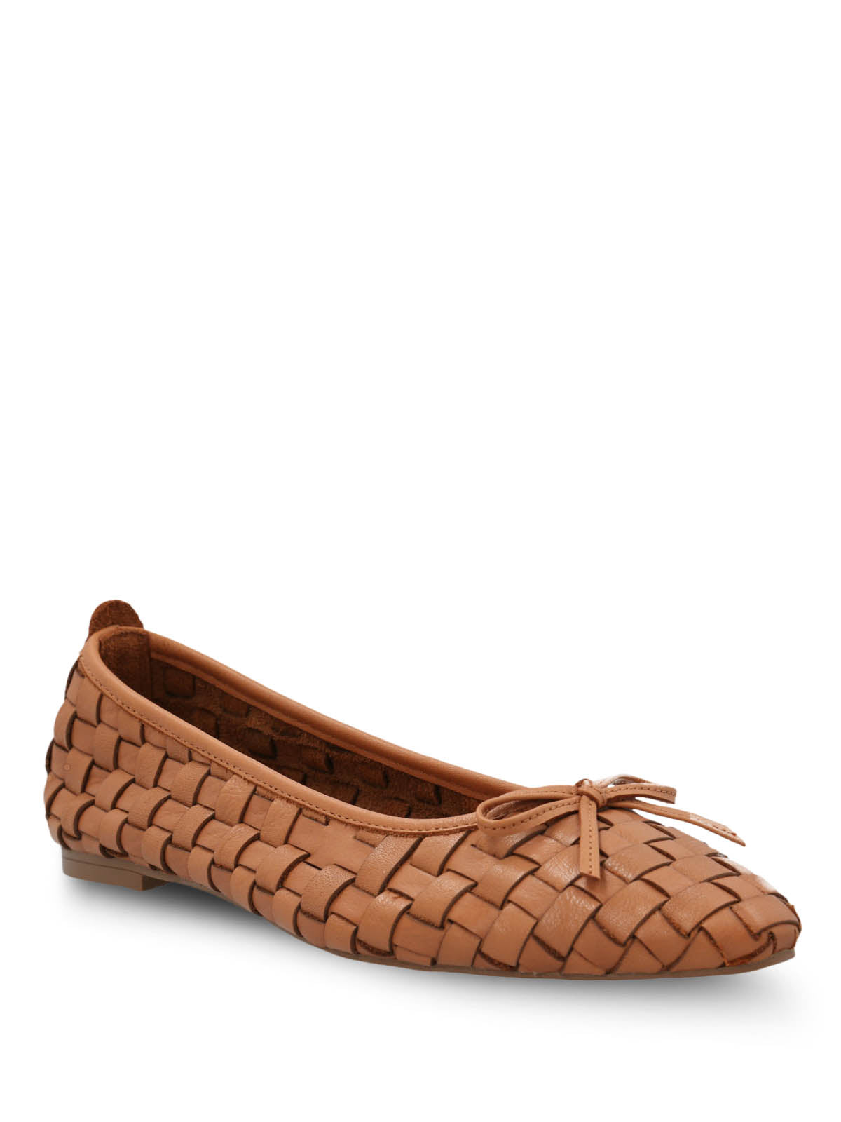 Ballerina Cuero Mujer Gianni Café Hush Puppies