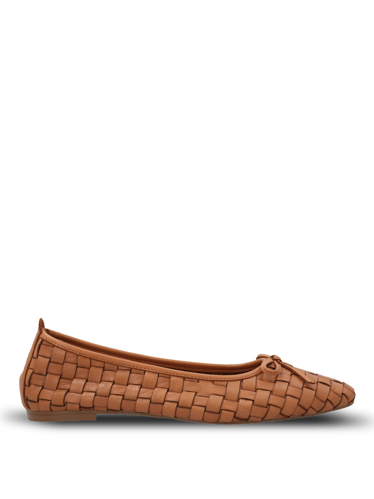 Ballerina Cuero Mujer Gianni Café Hush Puppies
