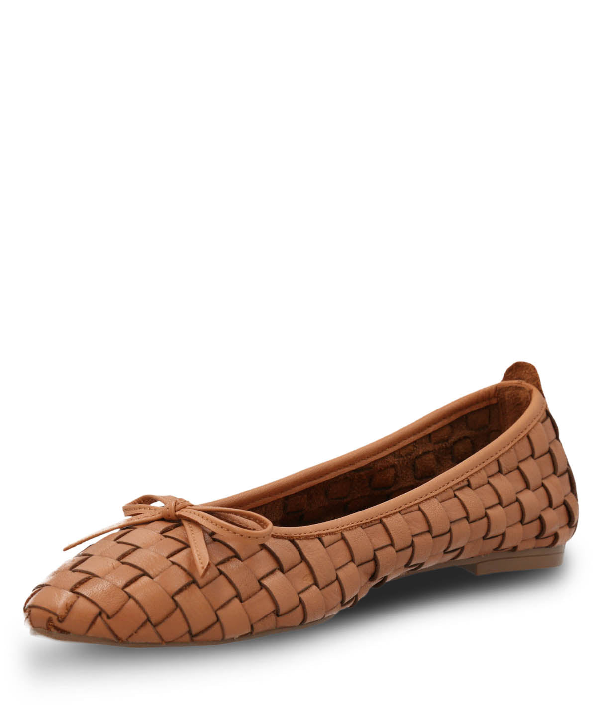 Ballerina Cuero Mujer Gianni Café Hush Puppies