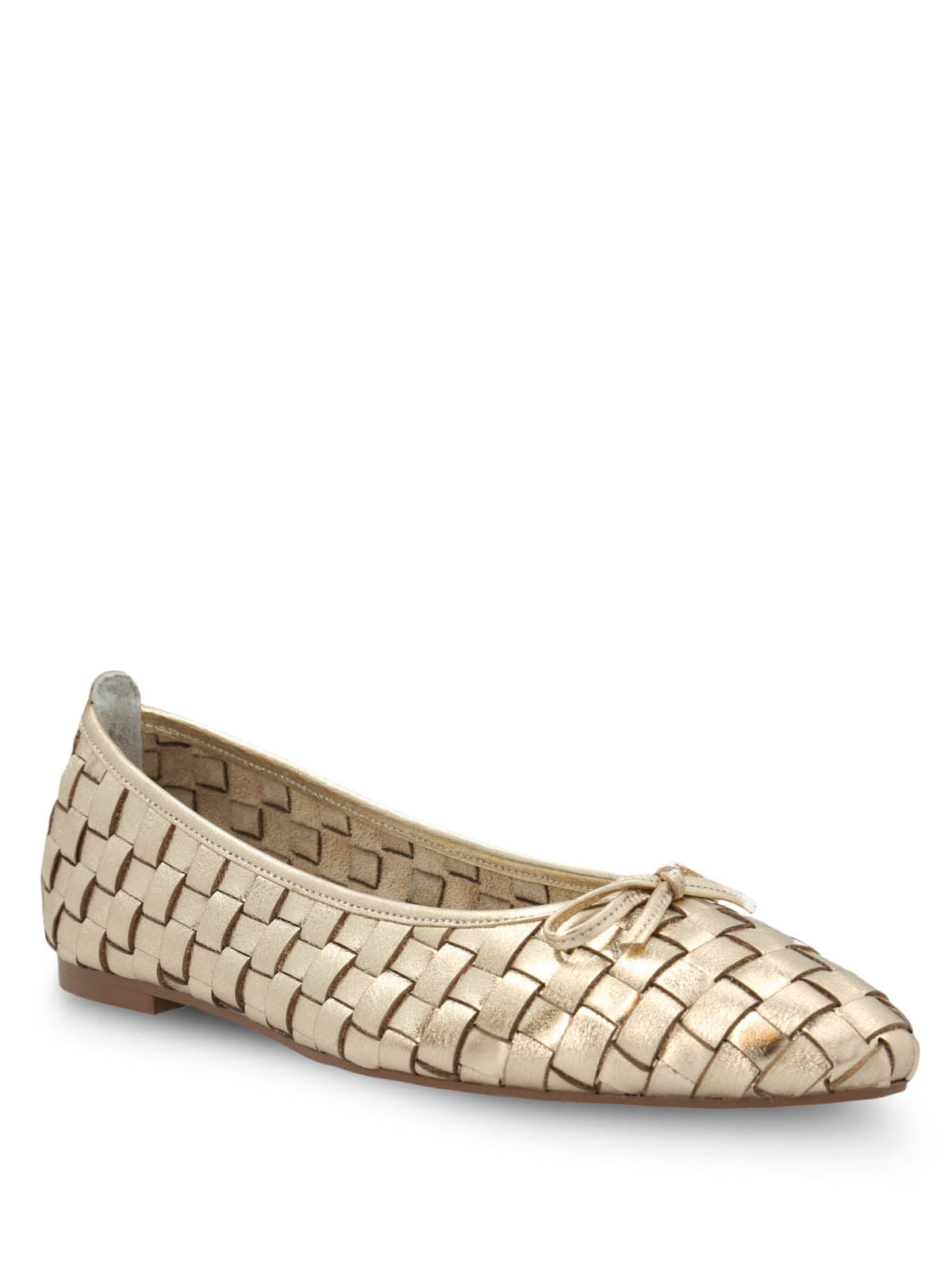 Ballerina Cuero Mujer Gianni Metalizada Hush Puppies