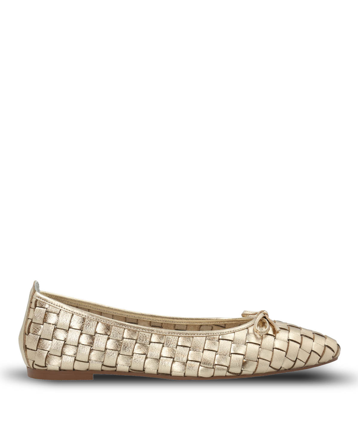 Ballerina Cuero Mujer Gianni Metalizada Hush Puppies