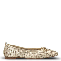 Ballerina Cuero Mujer Gianni Metalizada Hush Puppies