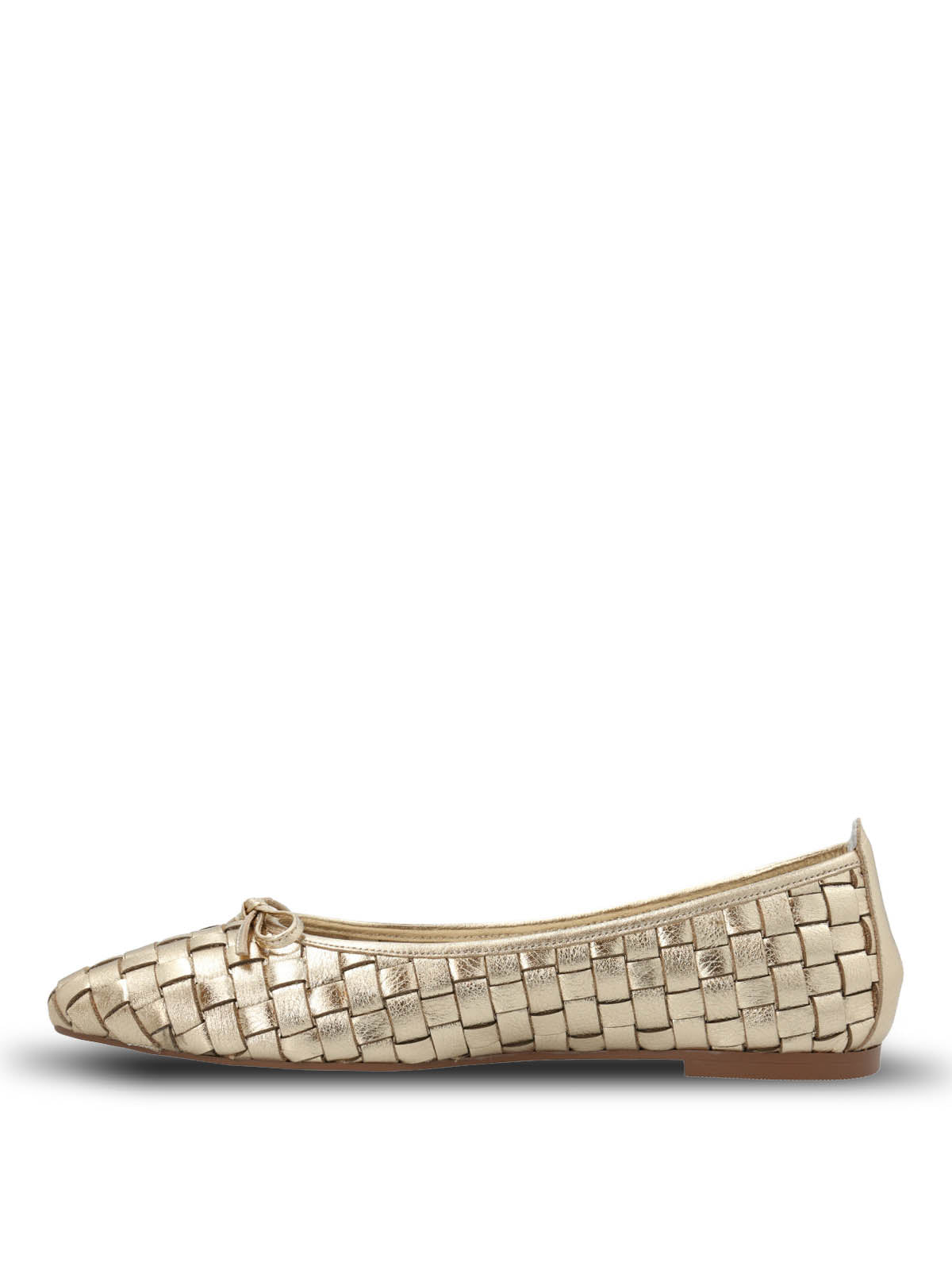 Ballerina Cuero Mujer Gianni Metalizada Hush Puppies