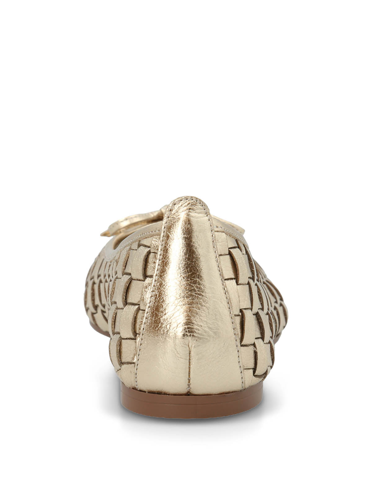 Ballerina Cuero Mujer Gianni Metalizada Hush Puppies