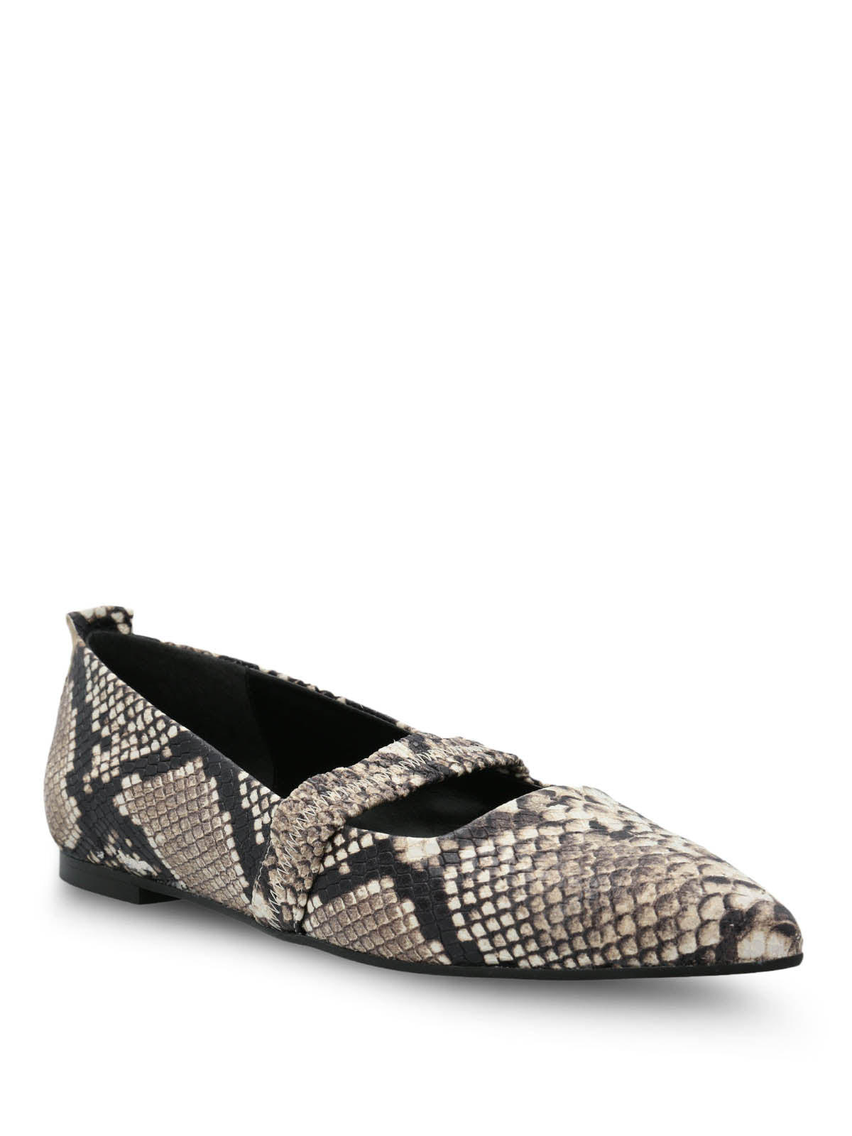 Ballerina Cuero Mujer Zander Reptil Hush Puppies