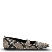 Ballerina Cuero Mujer Zander Reptil Hush Puppies