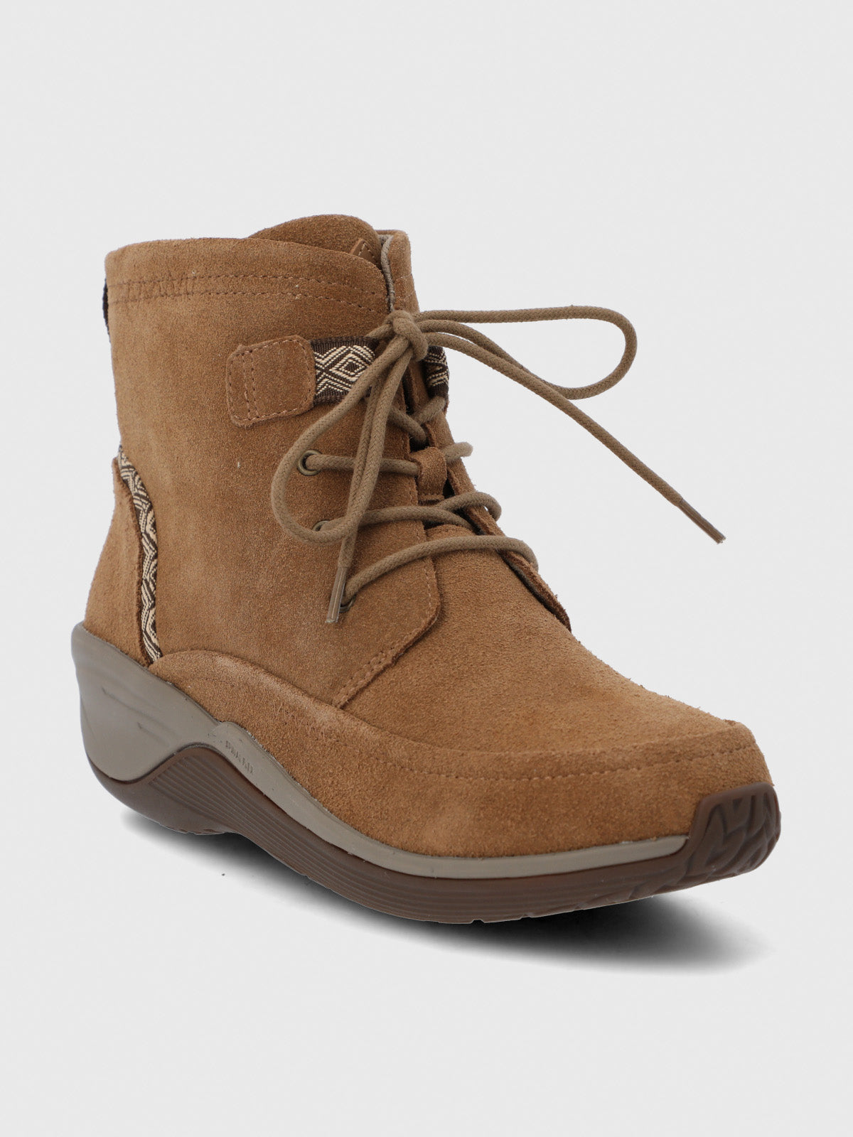 Botin Cuero Mujer Spinal Rug Lace II Café Hush Puppies