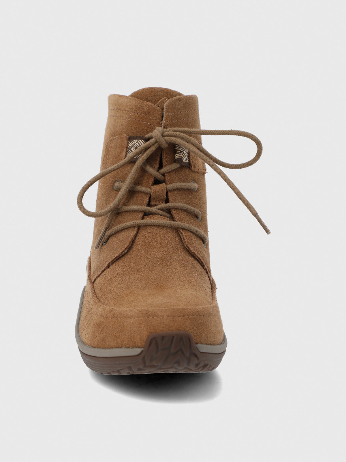 Botin Cuero Mujer Spinal Rug Lace II Café Hush Puppies
