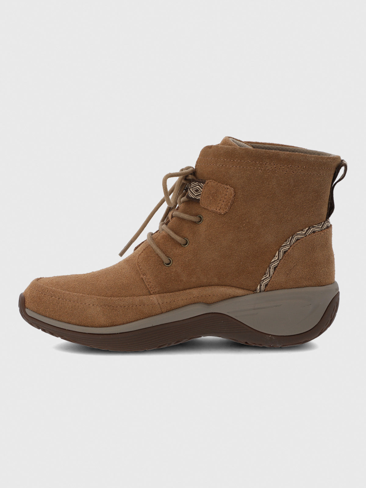 Botin Cuero Mujer Spinal Rug Lace II Café Hush Puppies