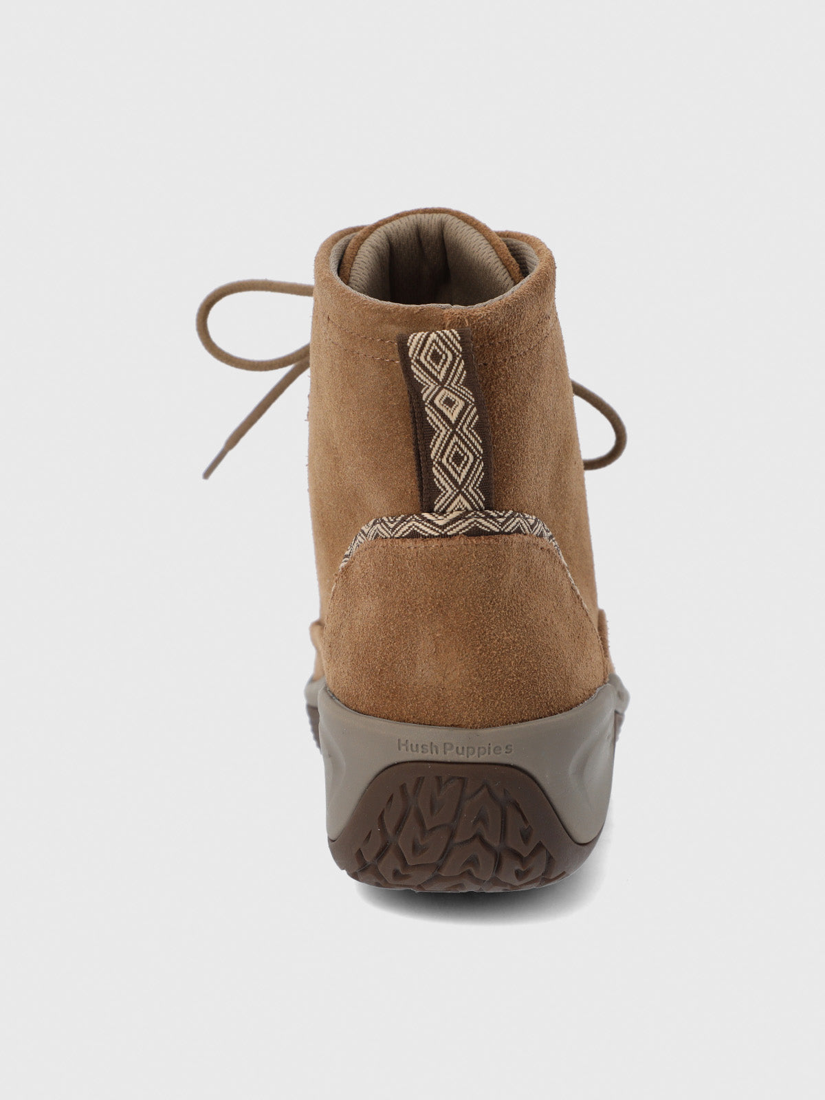 Botin Cuero Mujer Spinal Rug Lace II Café Hush Puppies
