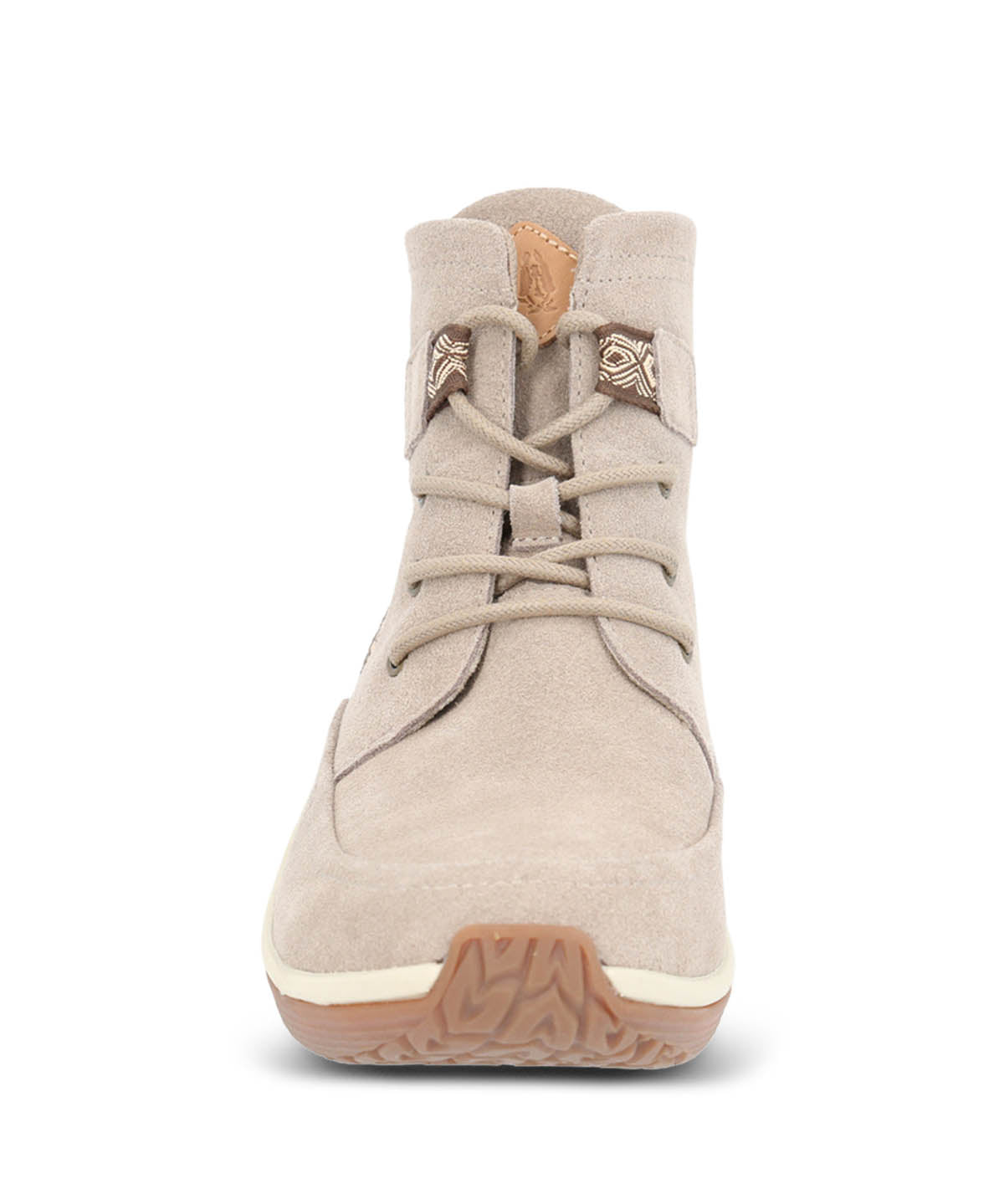 Botin Cuero Mujer Spinal Rug Lace Ii Beige Hush Puppies