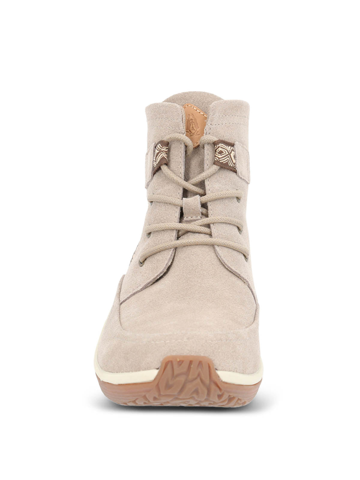 Botin Cuero Mujer Spinal Rug Lace Ii Beige Hush Puppies