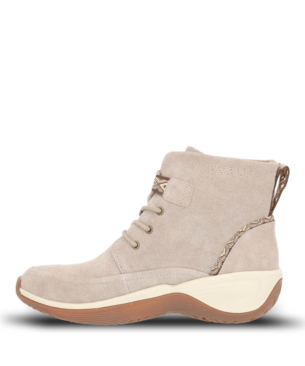 Botin Cuero Mujer Spinal Rug Lace Ii Beige Hush Puppies