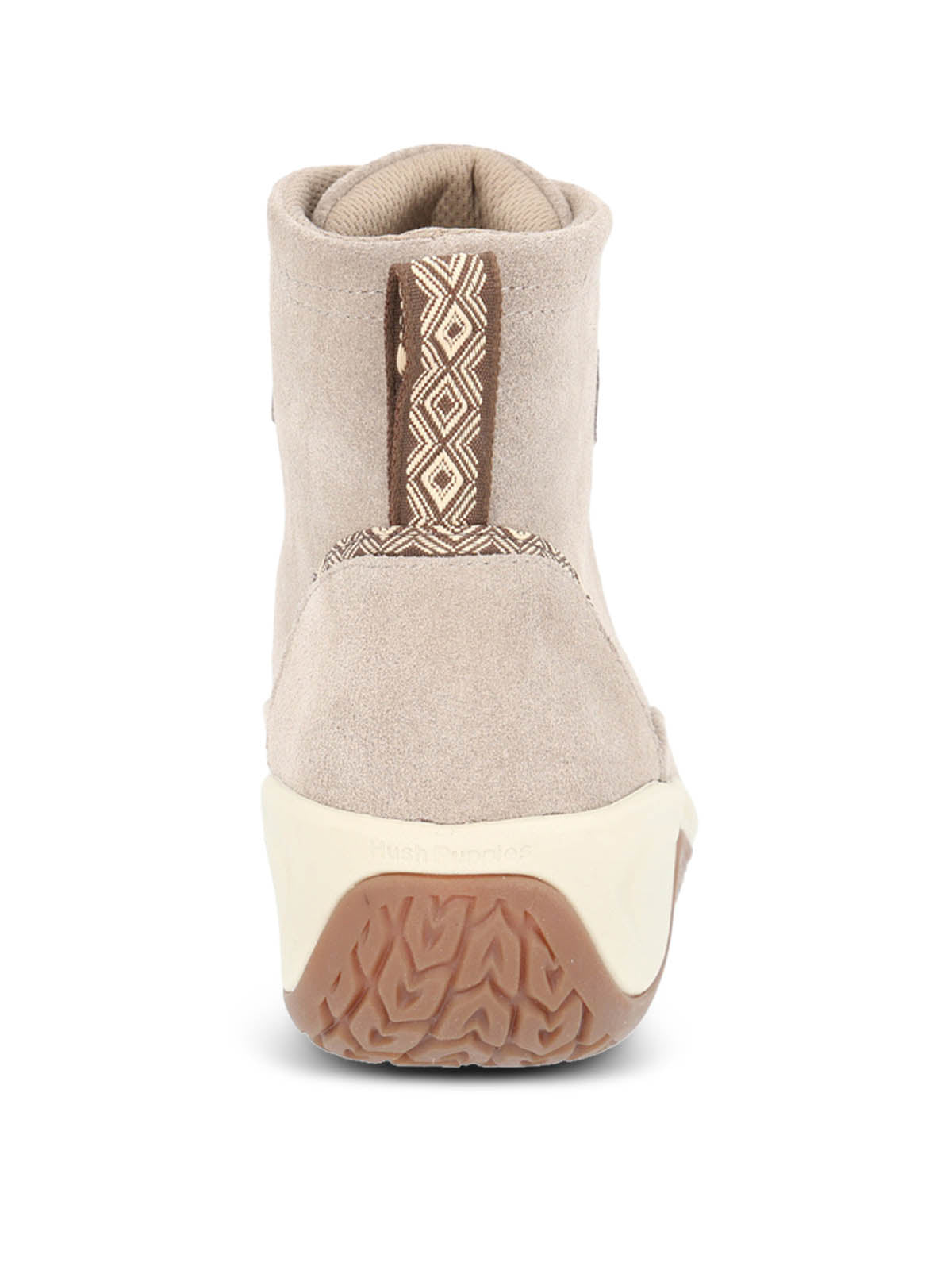 Botin Cuero Mujer Spinal Rug Lace Ii Beige Hush Puppies