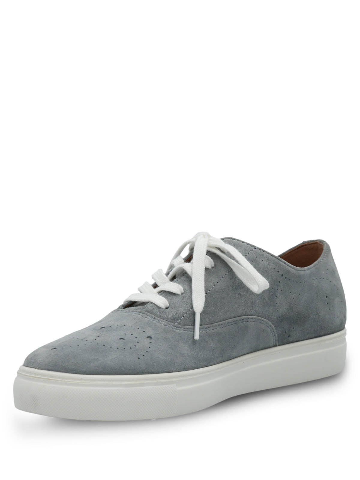 Zapatilla Cuero Mujer Wenx Azul Hush Puppies