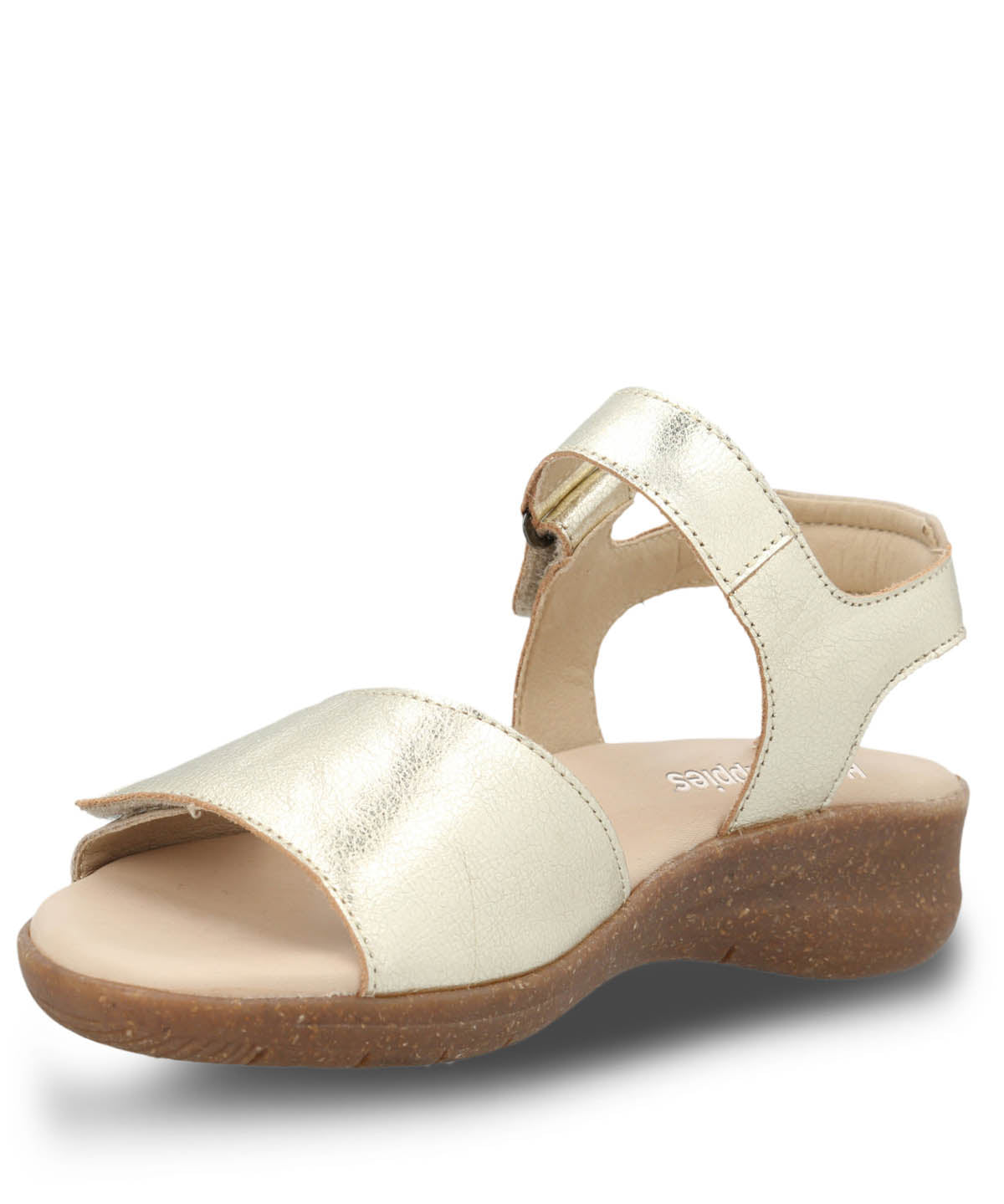 Sandalia Cuero Mujer Moon Light Metalizada Hush Puppies | Hush Puppies