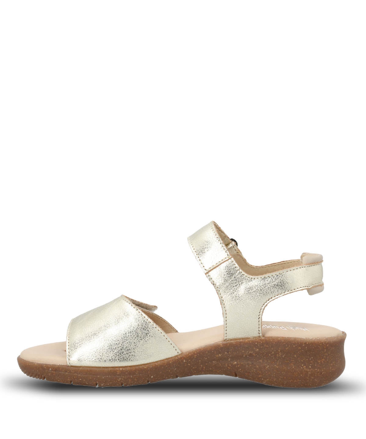 Sandalia Cuero Mujer Moon Light Metalizada Hush Puppies | Hush Puppies