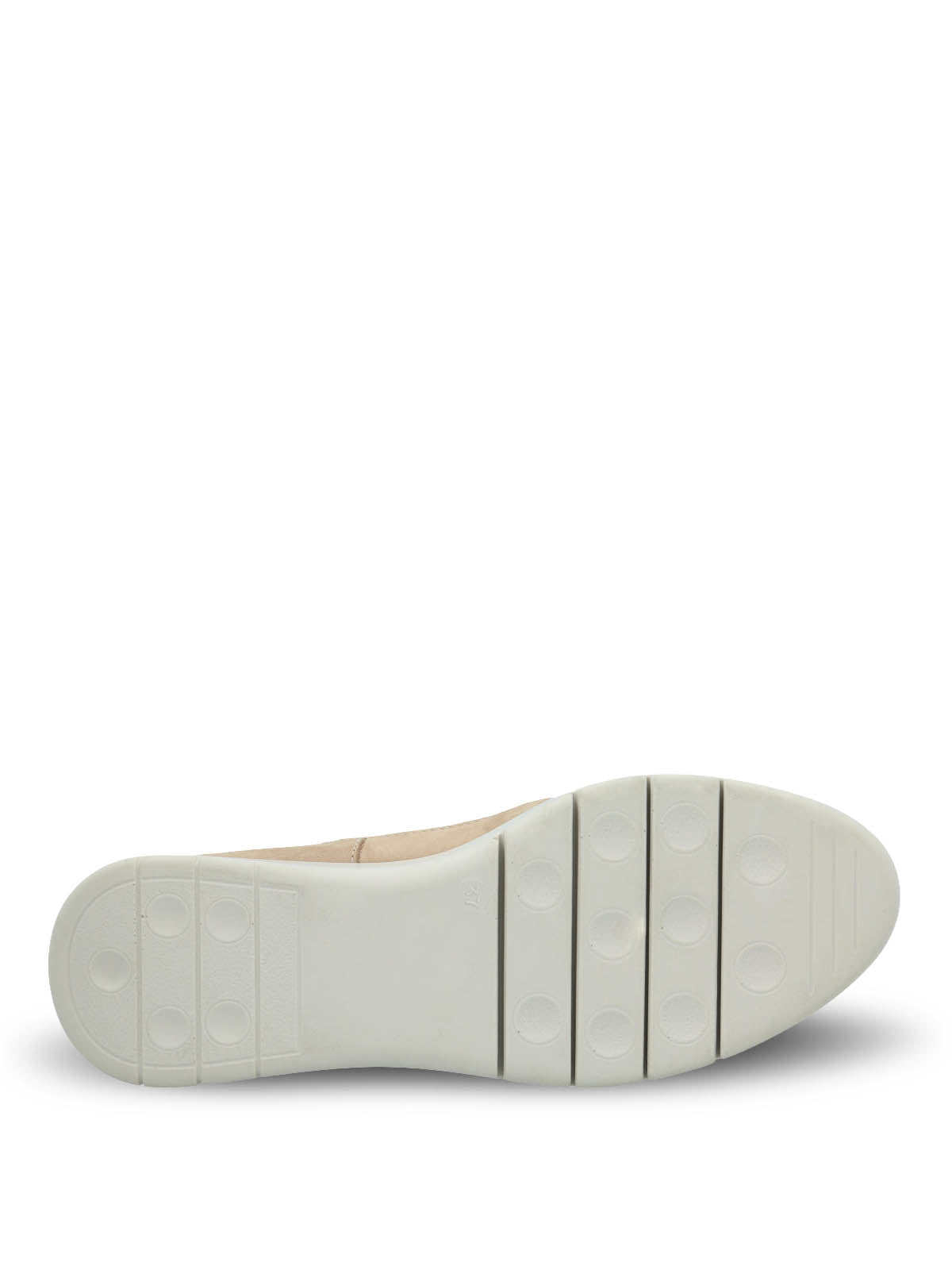 Slip On Mujer Cuero Fly Jump Beige Hush Puppies