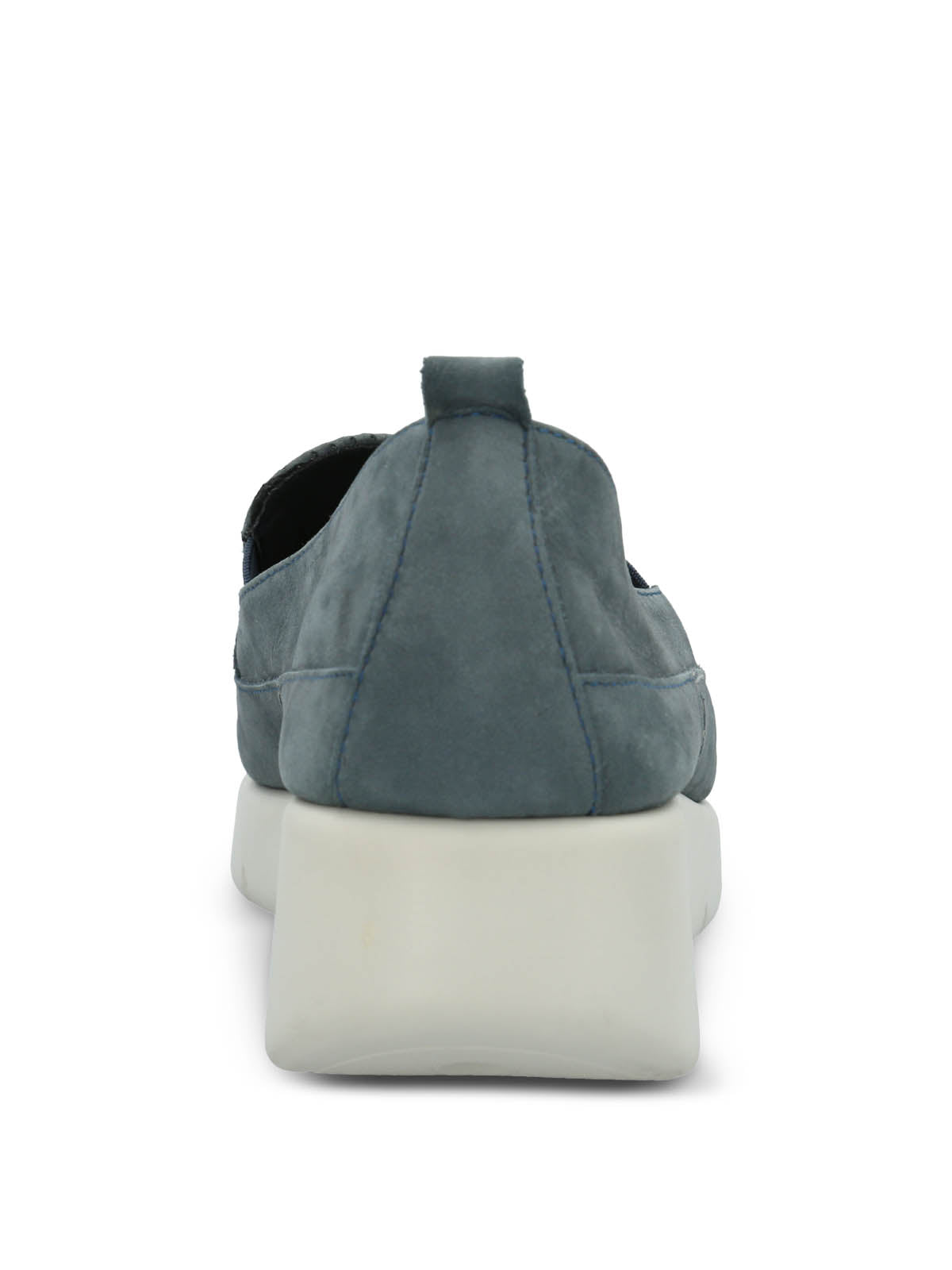 Slip On Mujer Cuero Fly Jump Azul Hush Puppies