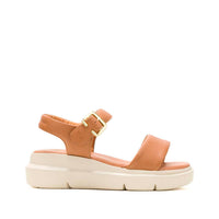 Sandalia Cuero Mujer Uplift Qtr Strap Café Hush Puppies | Hush Puppies