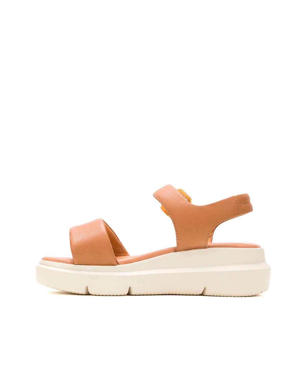 Sandalia Cuero Mujer Uplift Qtr Strap Café Hush Puppies | Hush Puppies