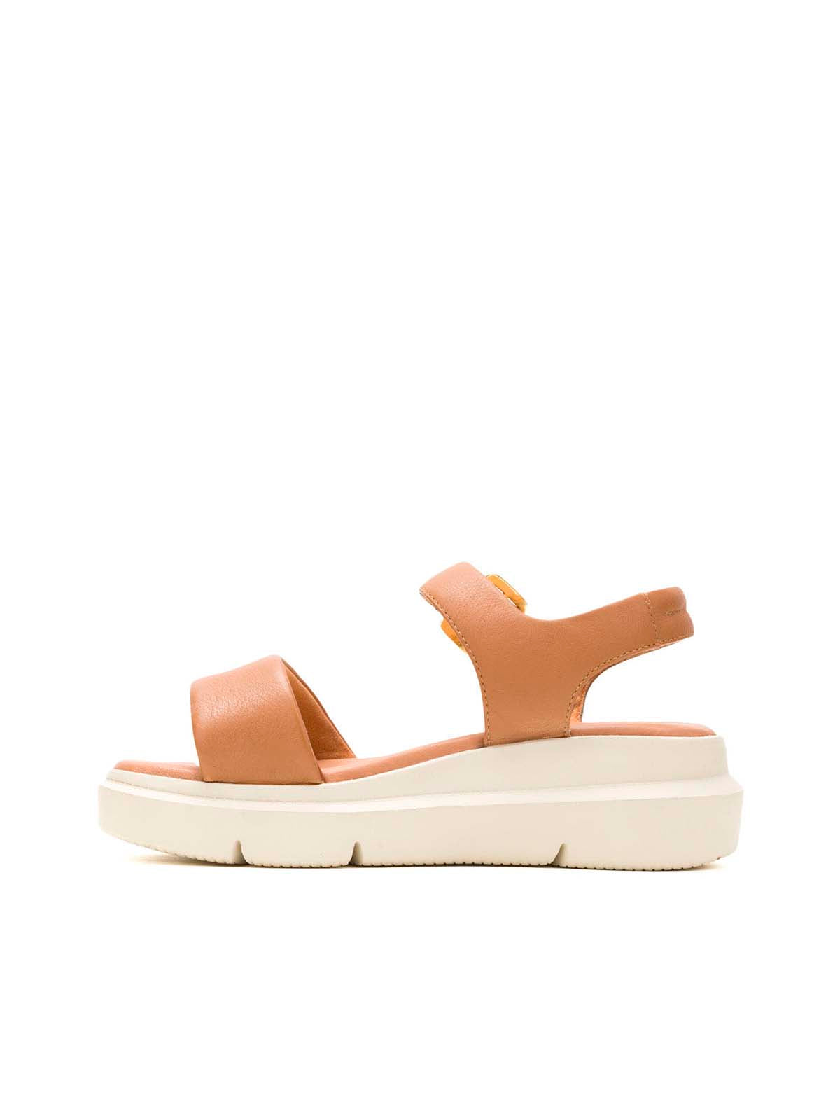 Sandalia Cuero Mujer Uplift Qtr Strap Café Hush Puppies | Hush Puppies