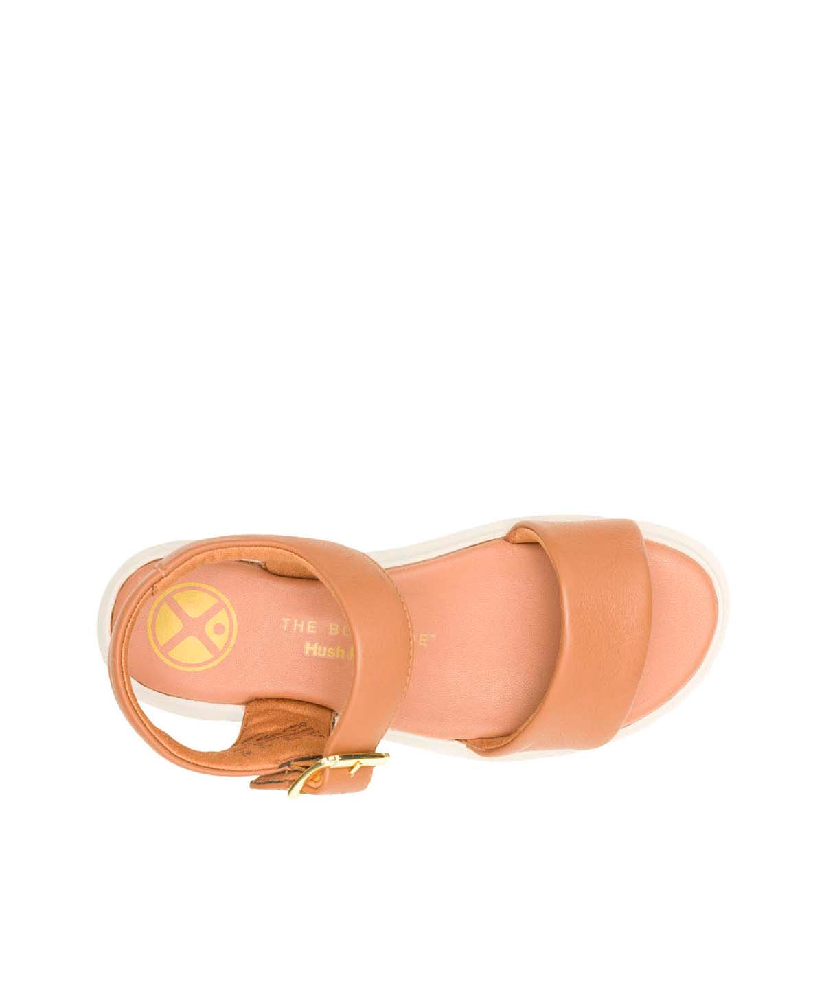 Sandalia Cuero Mujer Uplift Qtr Strap Café Hush Puppies | Hush Puppies