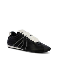 Zapatilla Cuero Mujer Bonik Negra Hush Puppies