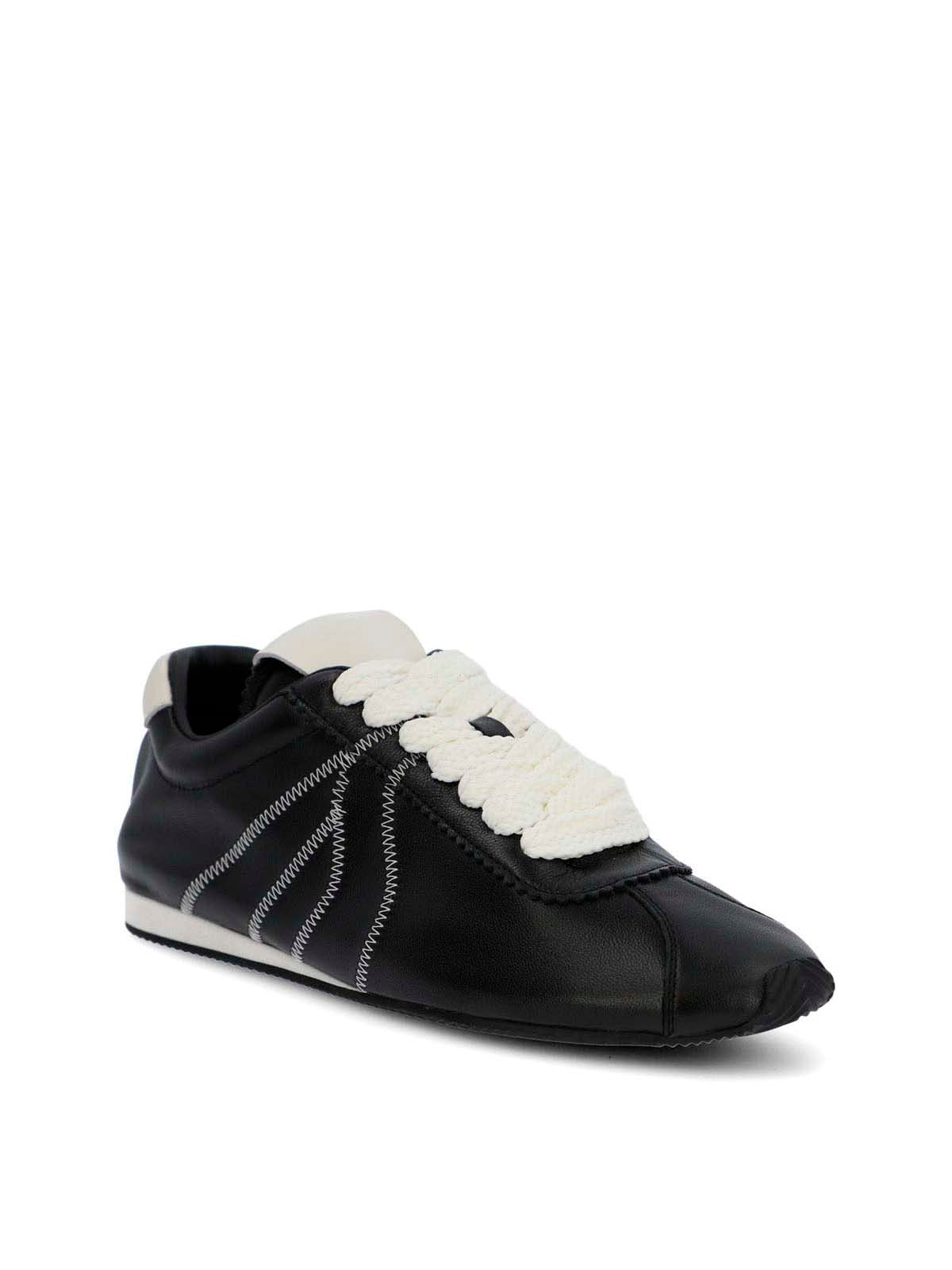 Zapatilla Cuero Mujer Bonik Negra Hush Puppies