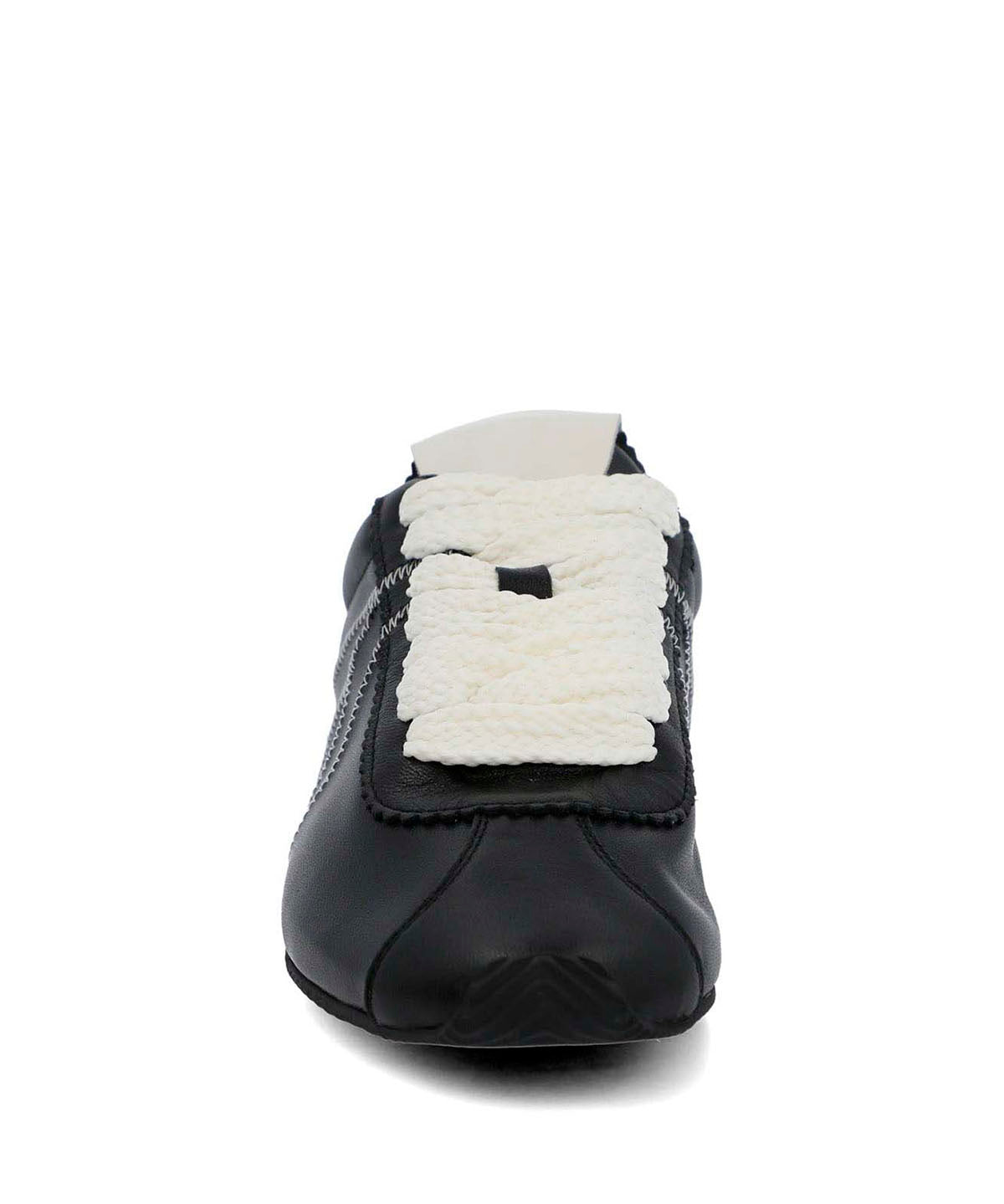 Zapatilla Cuero Mujer Bonik Negra Hush Puppies