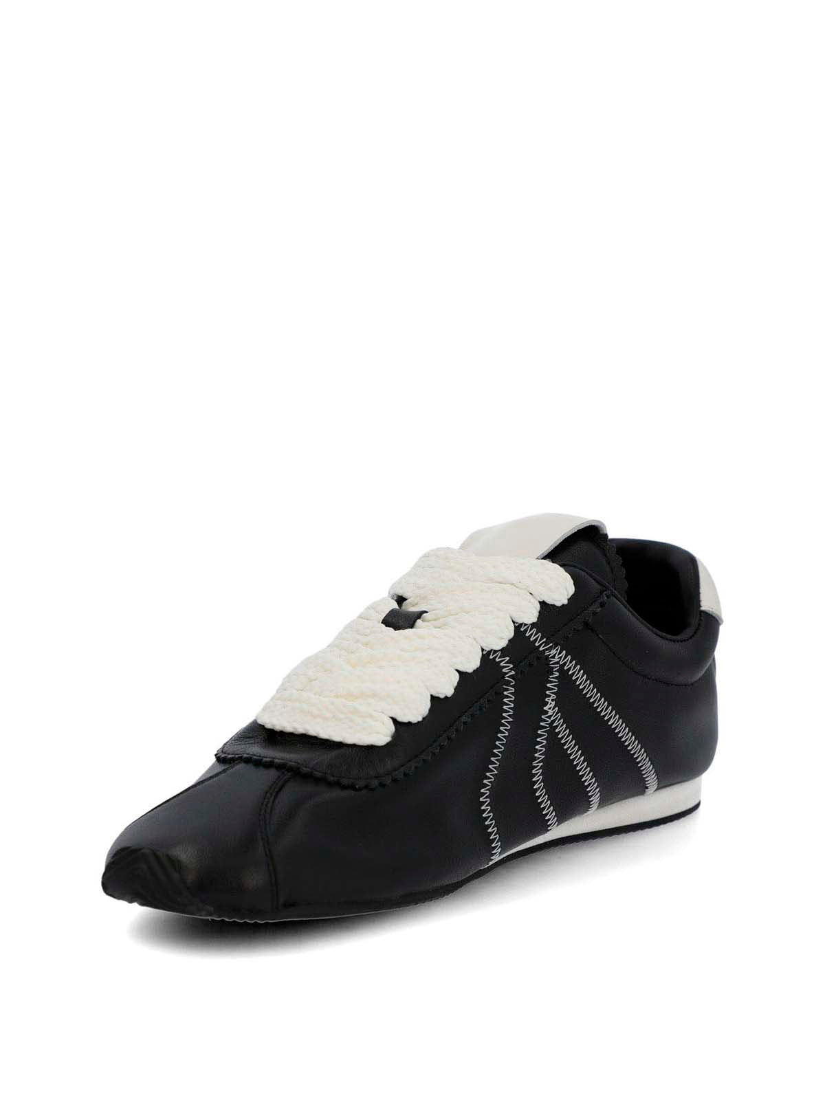 Zapatilla Cuero Mujer Bonik Negra Hush Puppies