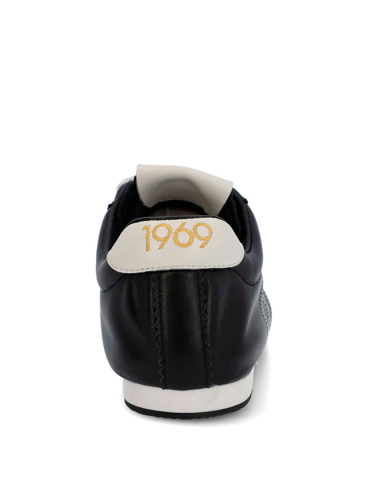 Zapatilla Cuero Mujer Bonik Negra Hush Puppies