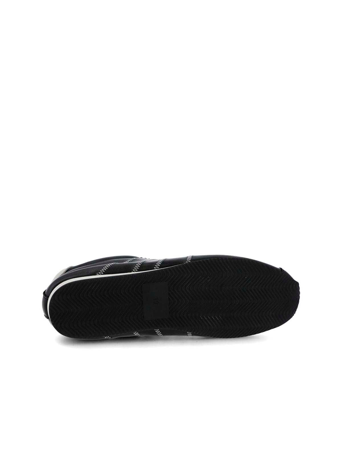 Zapatilla Cuero Mujer Bonik Negra Hush Puppies