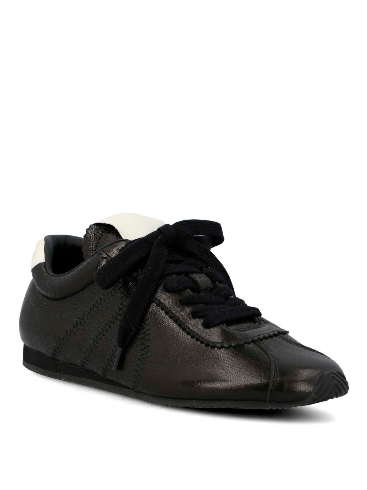 Zapatilla Cuero Mujer Bonik Negro-Hush Puppies Chile