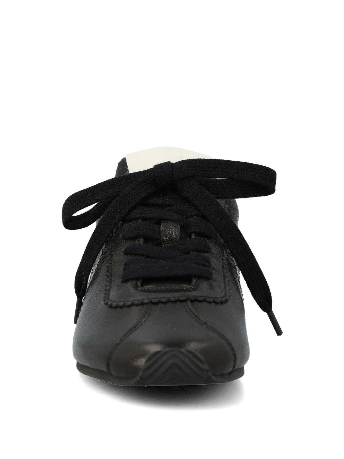 Zapatilla Cuero Mujer Bonik Negro-Hush Puppies Chile