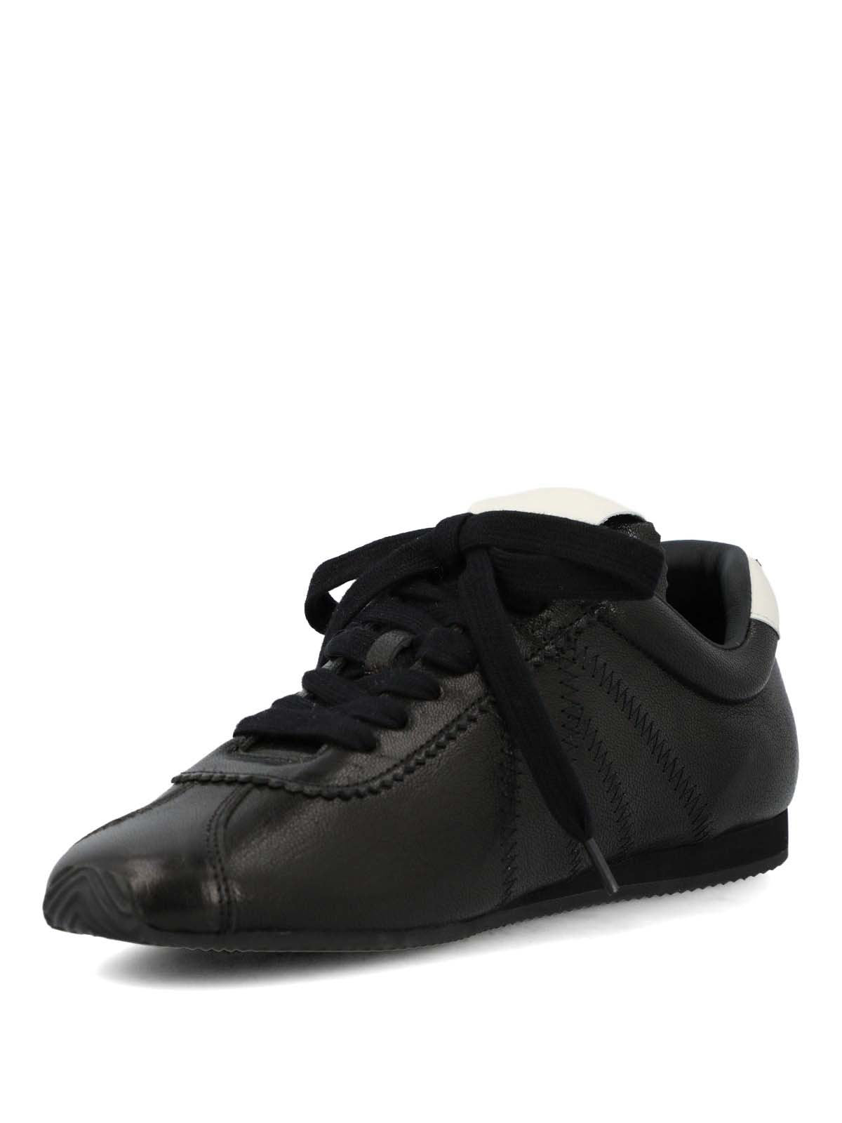 Zapatilla Cuero Mujer Bonik Negro-Hush Puppies Chile