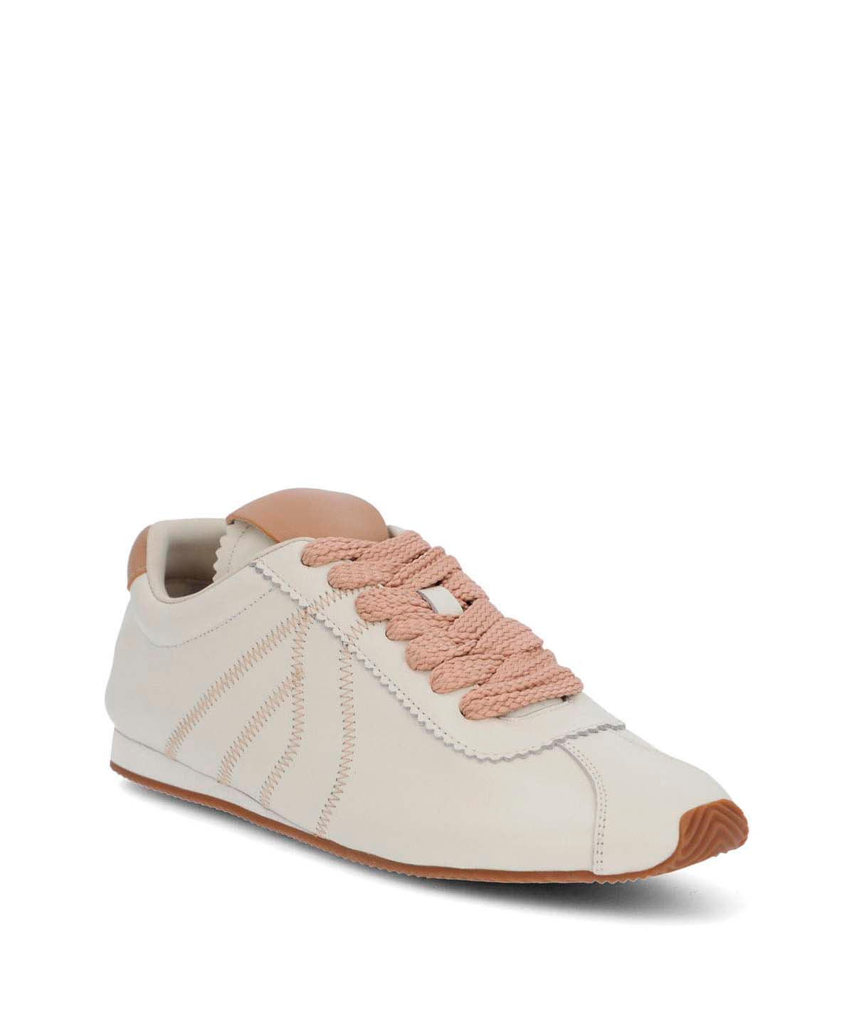 Zapatilla Cuero Mujer Bonik Beige Hush Puppies