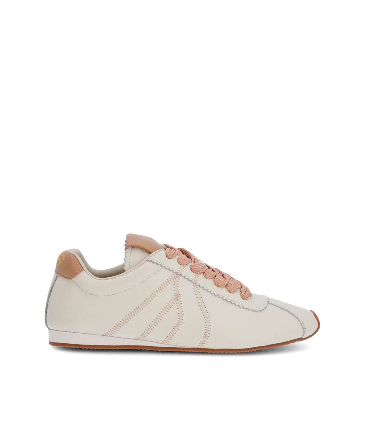 Zapatilla Cuero Mujer Bonik Beige Hush Puppies