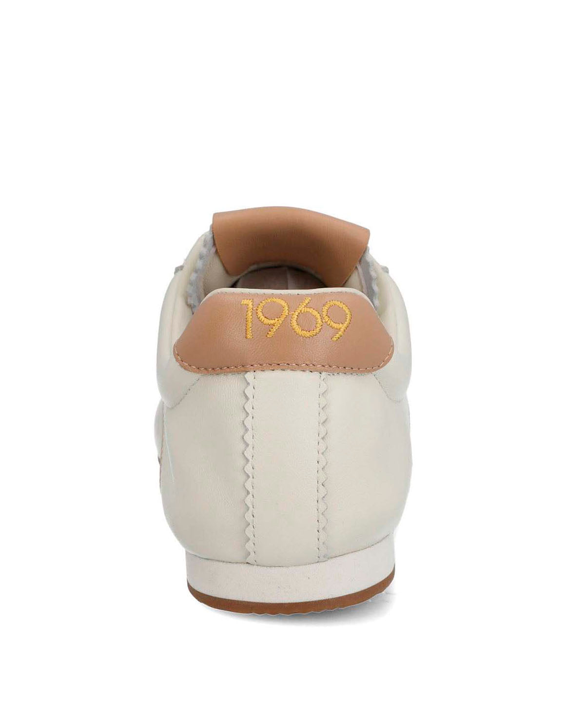 Zapatilla Cuero Mujer Bonik Beige Hush Puppies