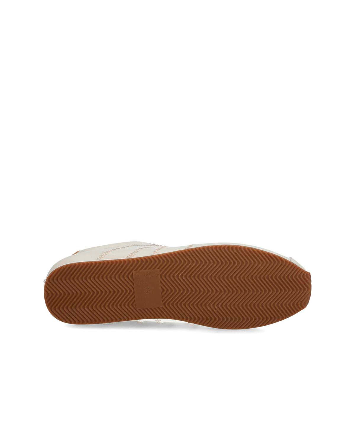 Zapatilla Cuero Mujer Bonik Beige Hush Puppies