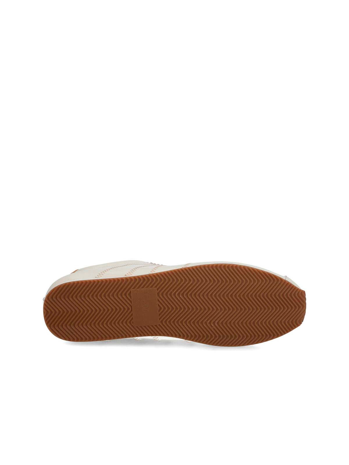 Zapatilla Cuero Mujer Bonik Beige Hush Puppies
