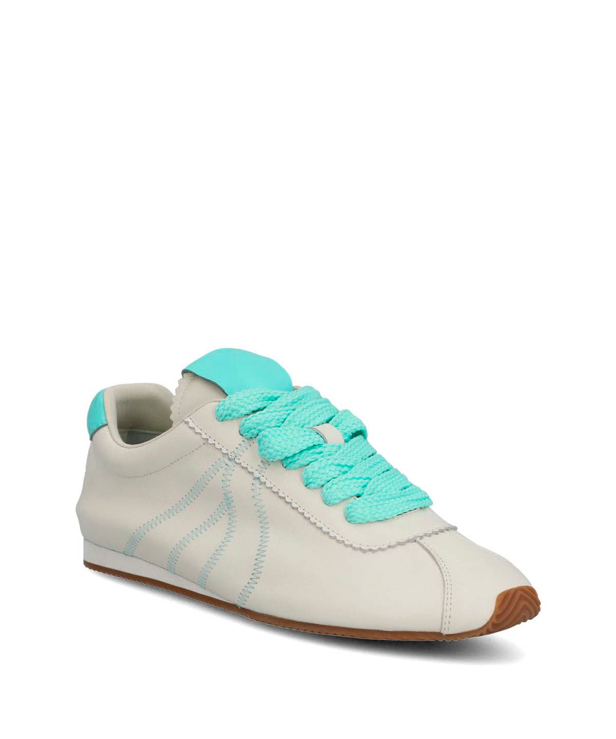 Zapatilla Cuero Mujer Bonik Celeste Hush Puppies