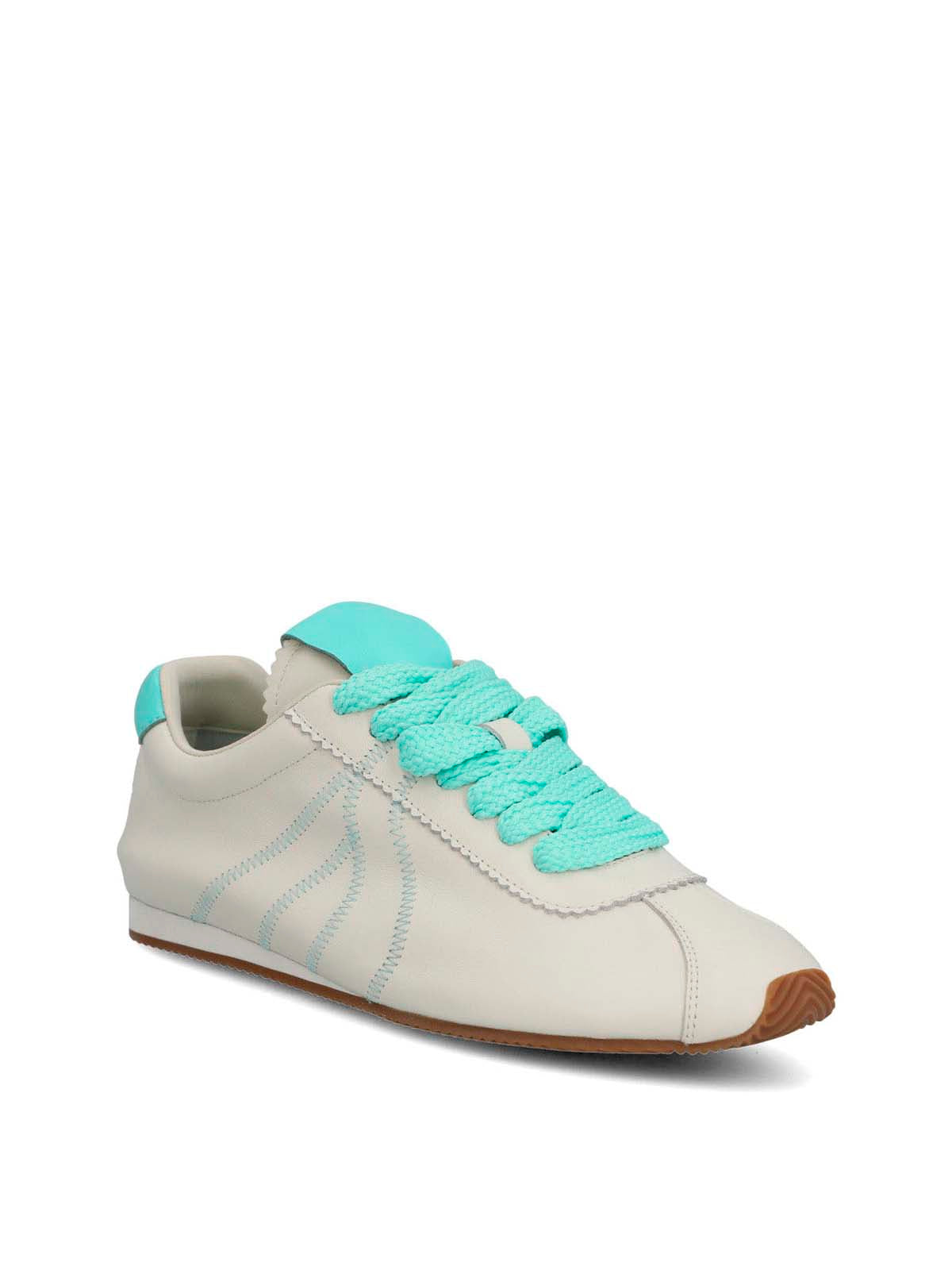 Zapatilla Cuero Mujer Bonik Celeste Hush Puppies