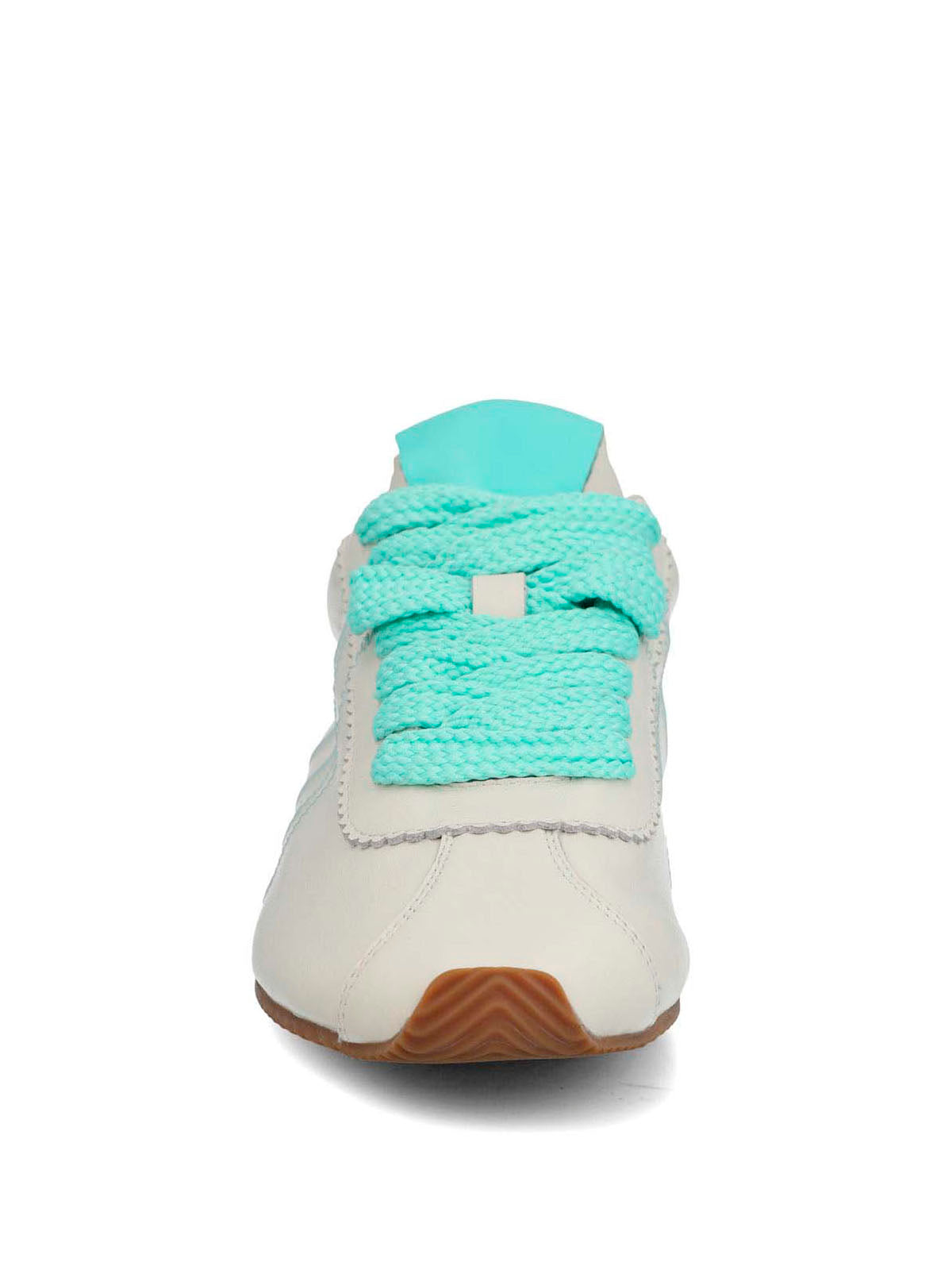 Zapatilla Cuero Mujer Bonik Celeste Hush Puppies