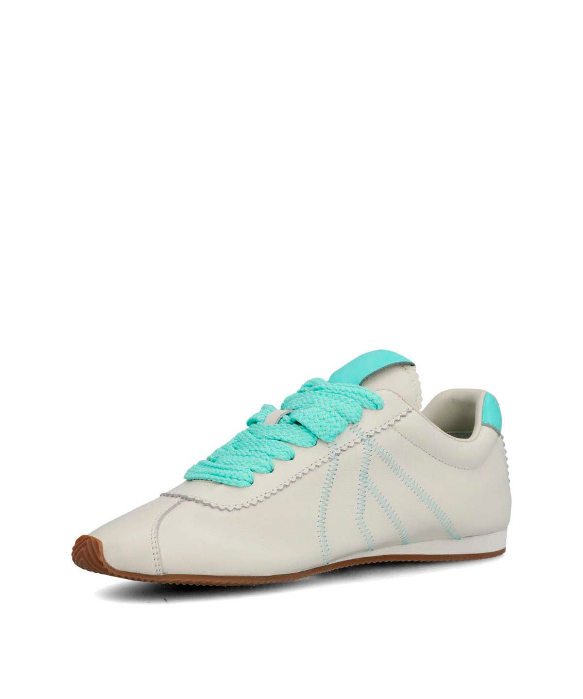 Zapatilla Cuero Mujer Bonik Celeste Hush Puppies