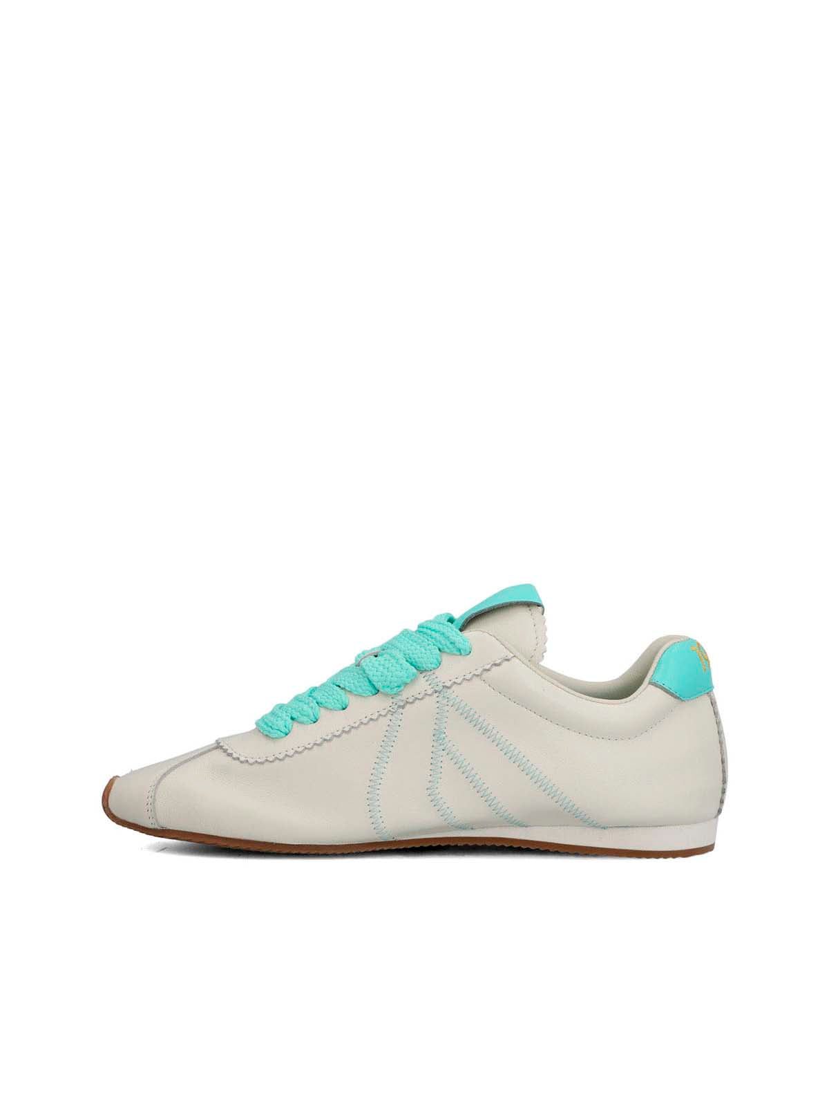 Zapatilla Cuero Mujer Bonik Celeste Hush Puppies