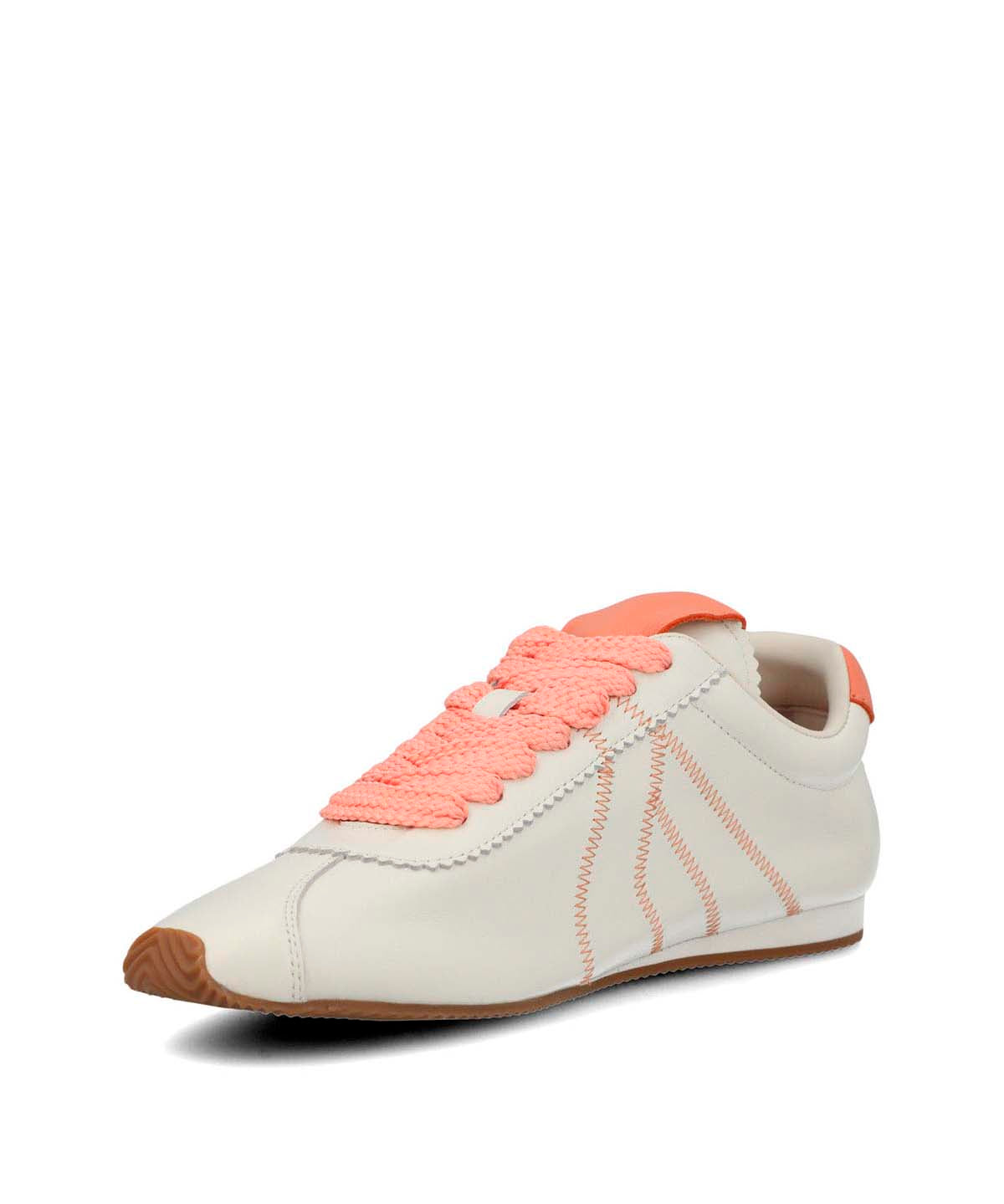 Zapatilla Cuero Mujer Bonik Naranja Hush Puppies