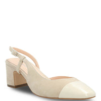 Zapato Vestir Mujer Cuero Paty Beige Hush Puppies