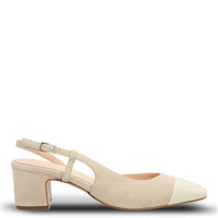 Zapato Vestir Mujer Cuero Paty Beige Hush Puppies