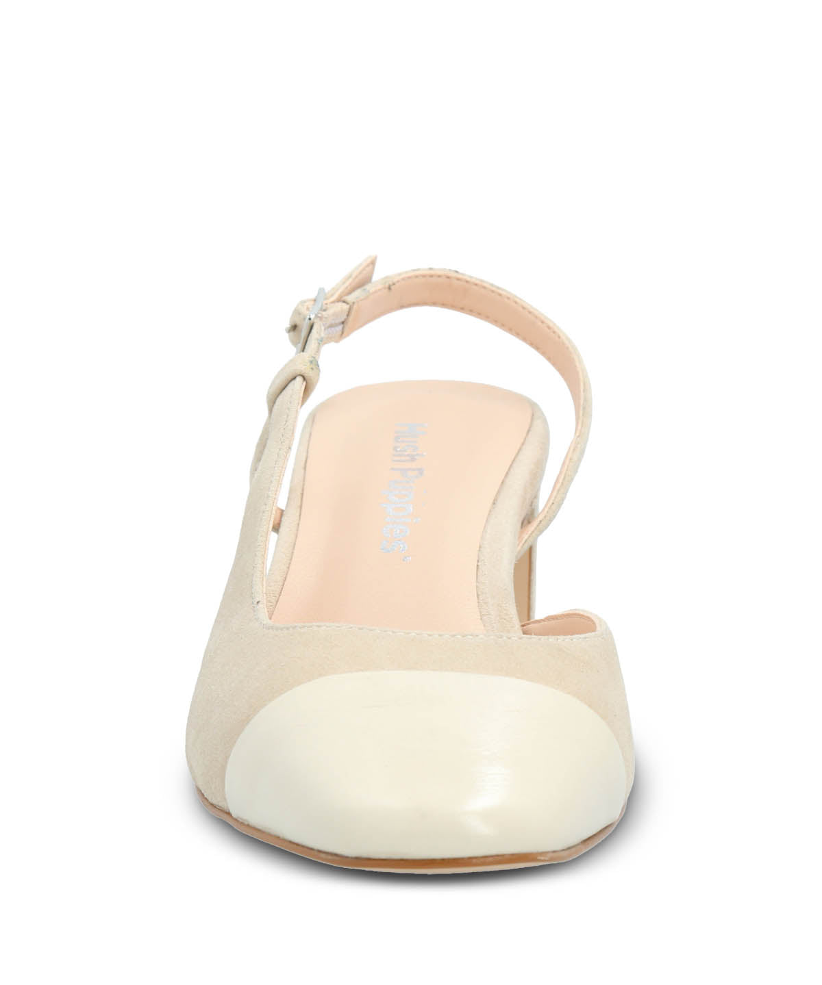 Zapato Vestir Mujer Cuero Paty Beige Hush Puppies